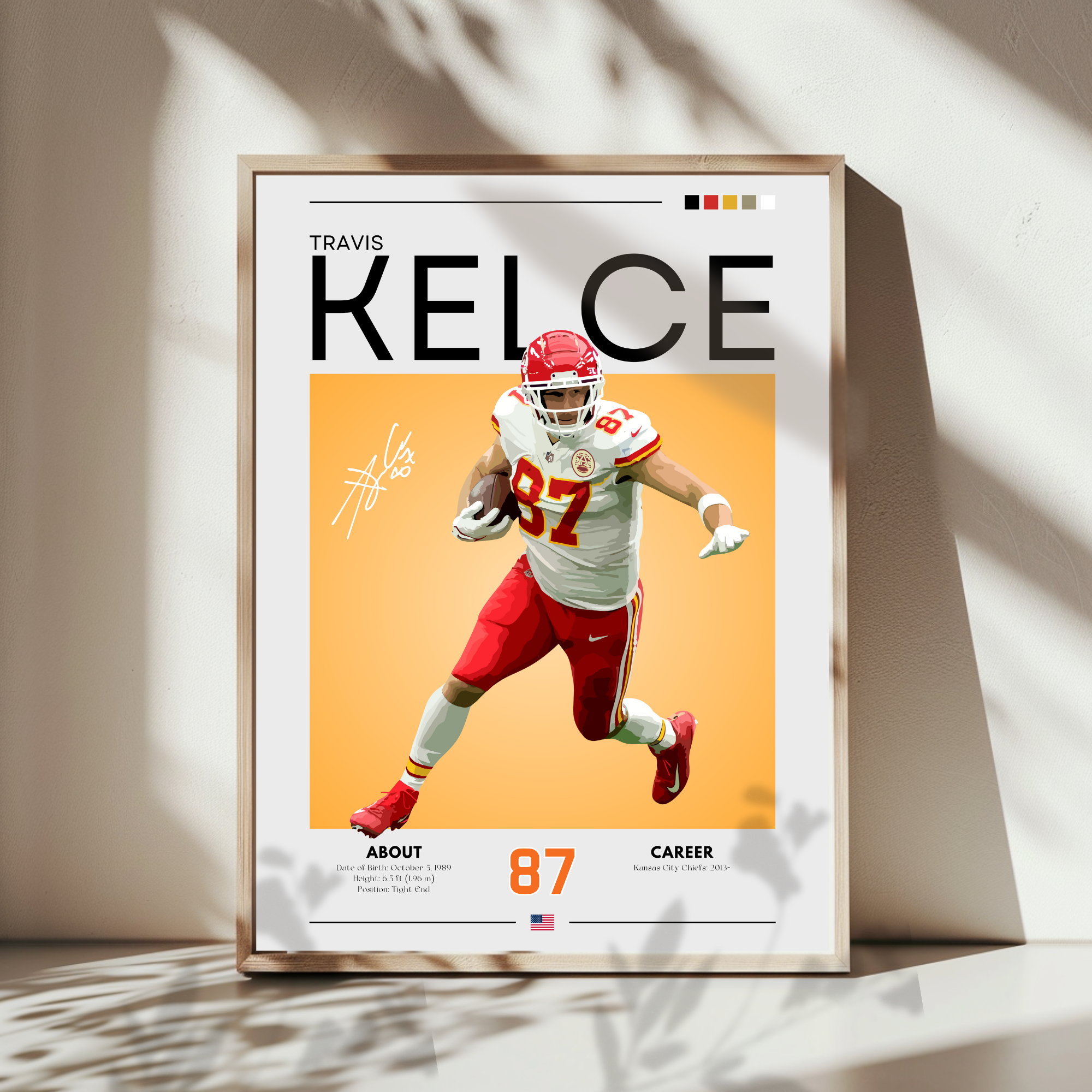NFL選手アートポスターカタログ　A2版 NFL Player Poster Prints Collection – Brighton Posters