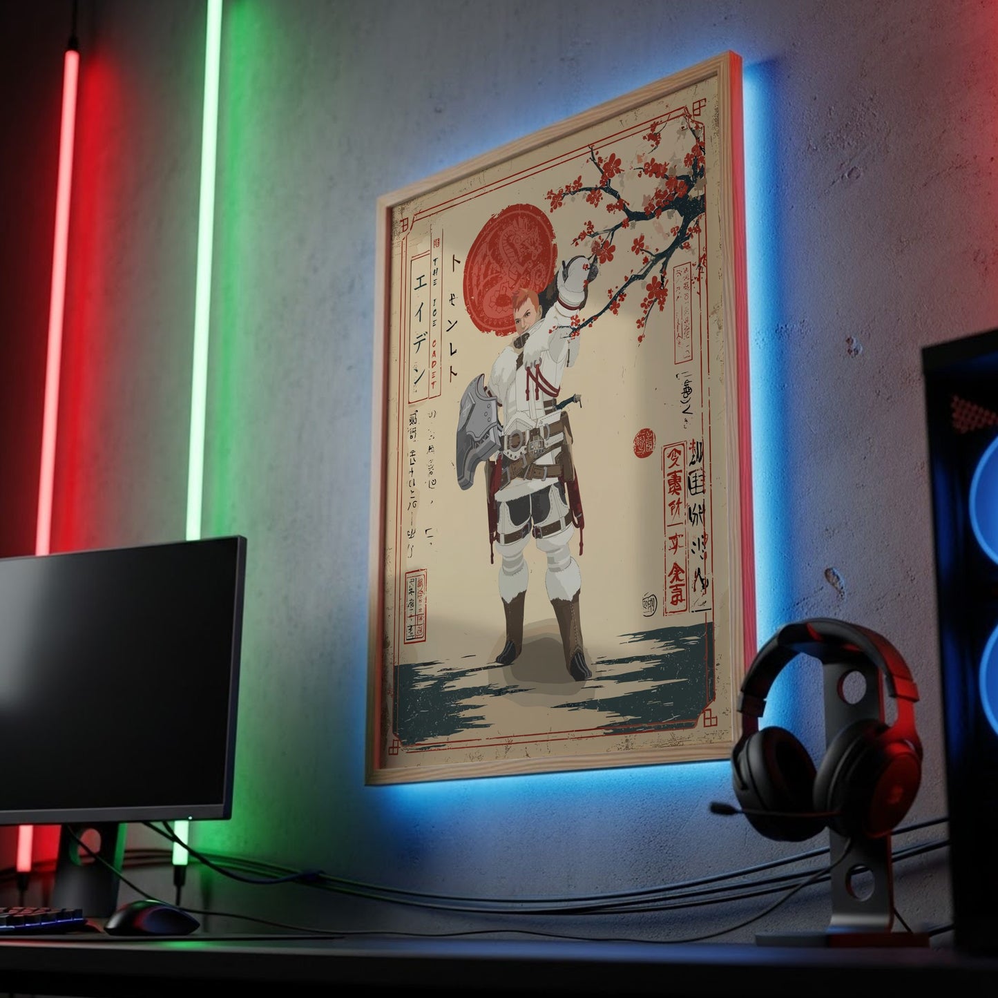 Aiden Poster, premium Monster Hunter Inspired Wall Art