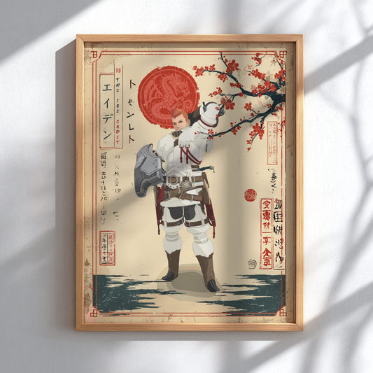 Aiden Poster, premium Monster Hunter Inspired Wall Art