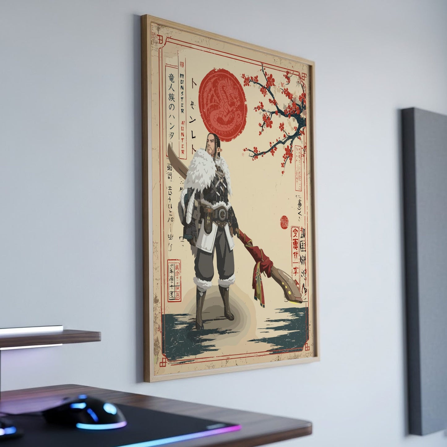 The Seeker art poster from Monster Hunter