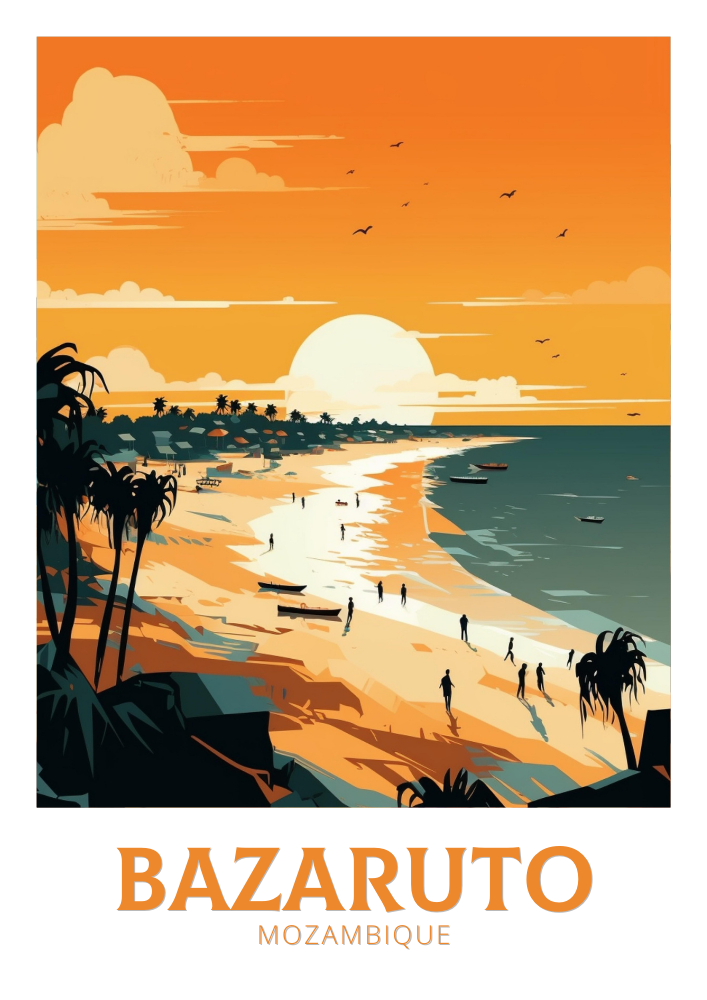 Bazaruto Island Poster - Travel Poster