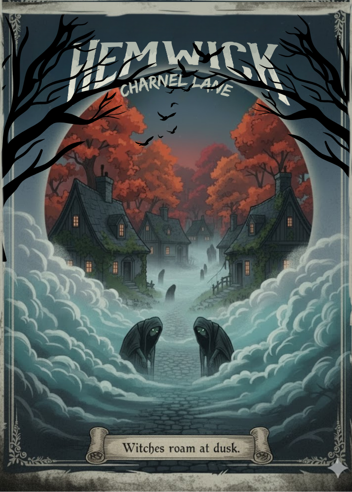 Artistic depiction featuring Hemwick Charnel Lane from Bloodborne.