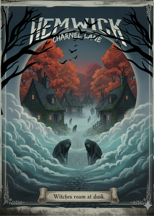 Artistic depiction featuring Hemwick Charnel Lane from Bloodborne.