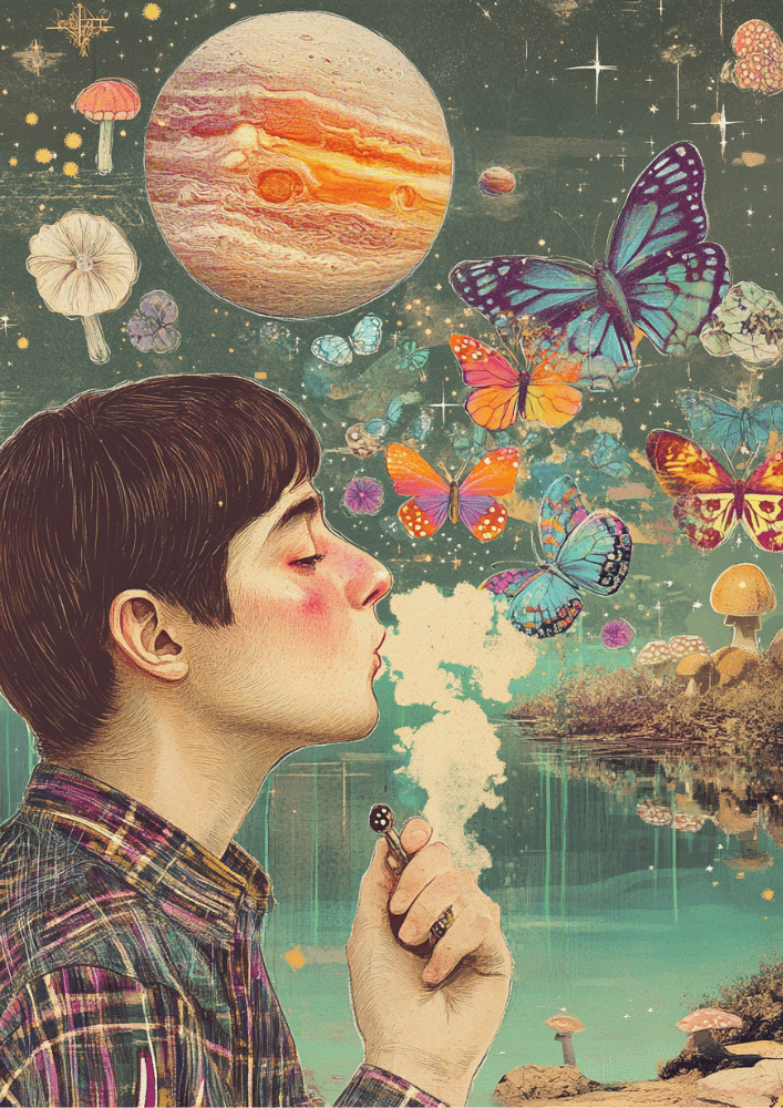 Smoke Signals Poster – Dreamlike Wall Art