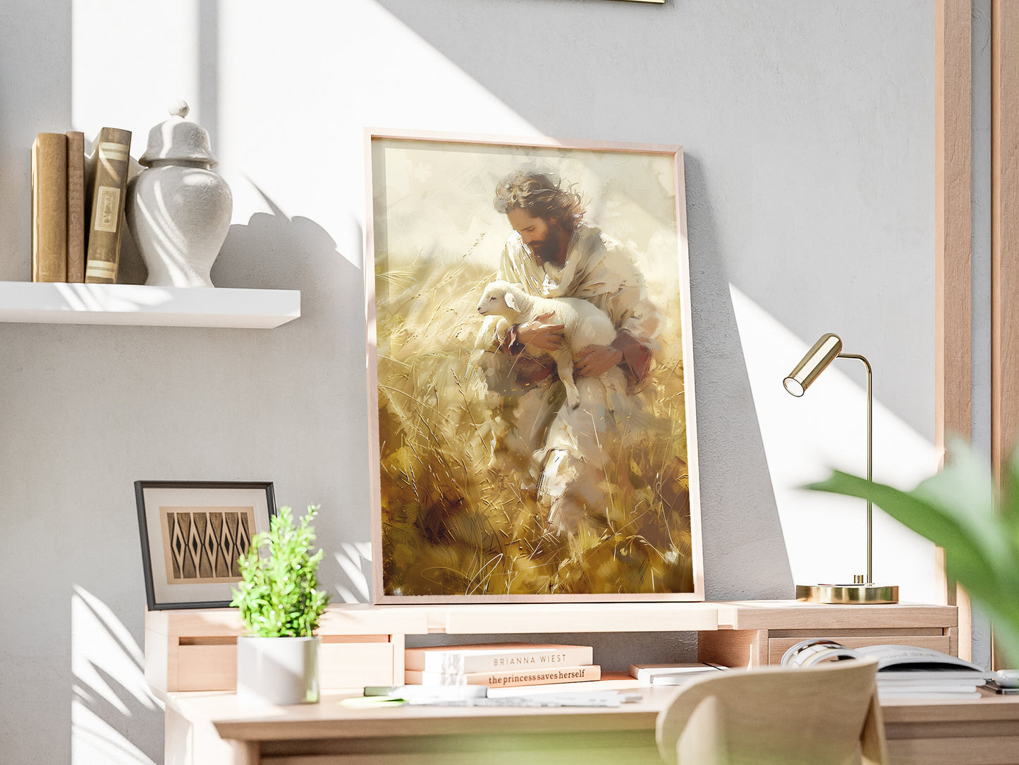 I Will Give You Rest – Jesus Christ Drawing Illustration