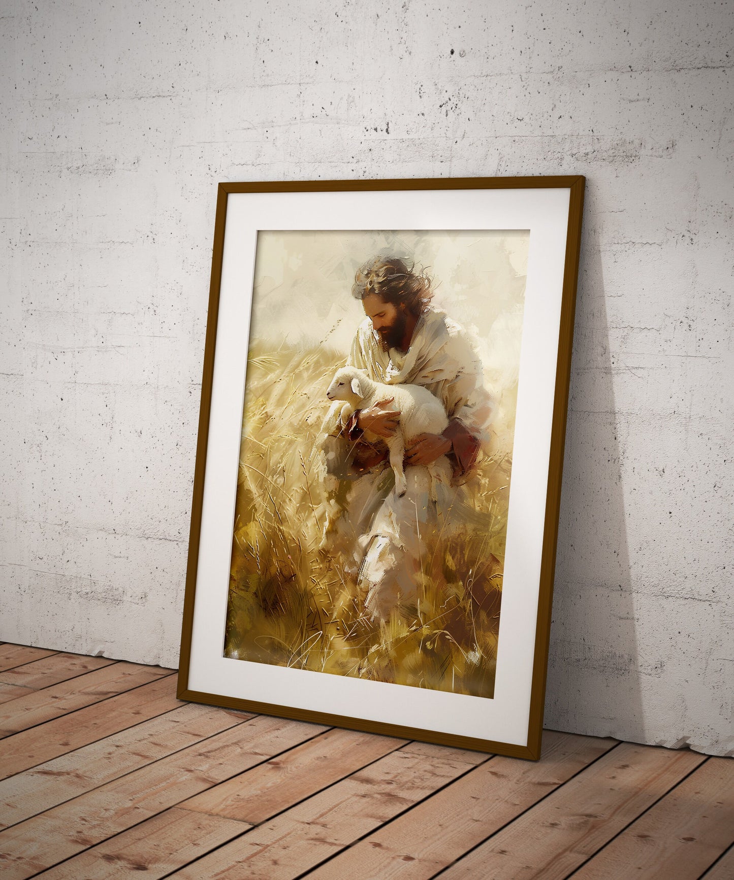 I Will Give You Rest – Jesus Christ Drawing Illustration