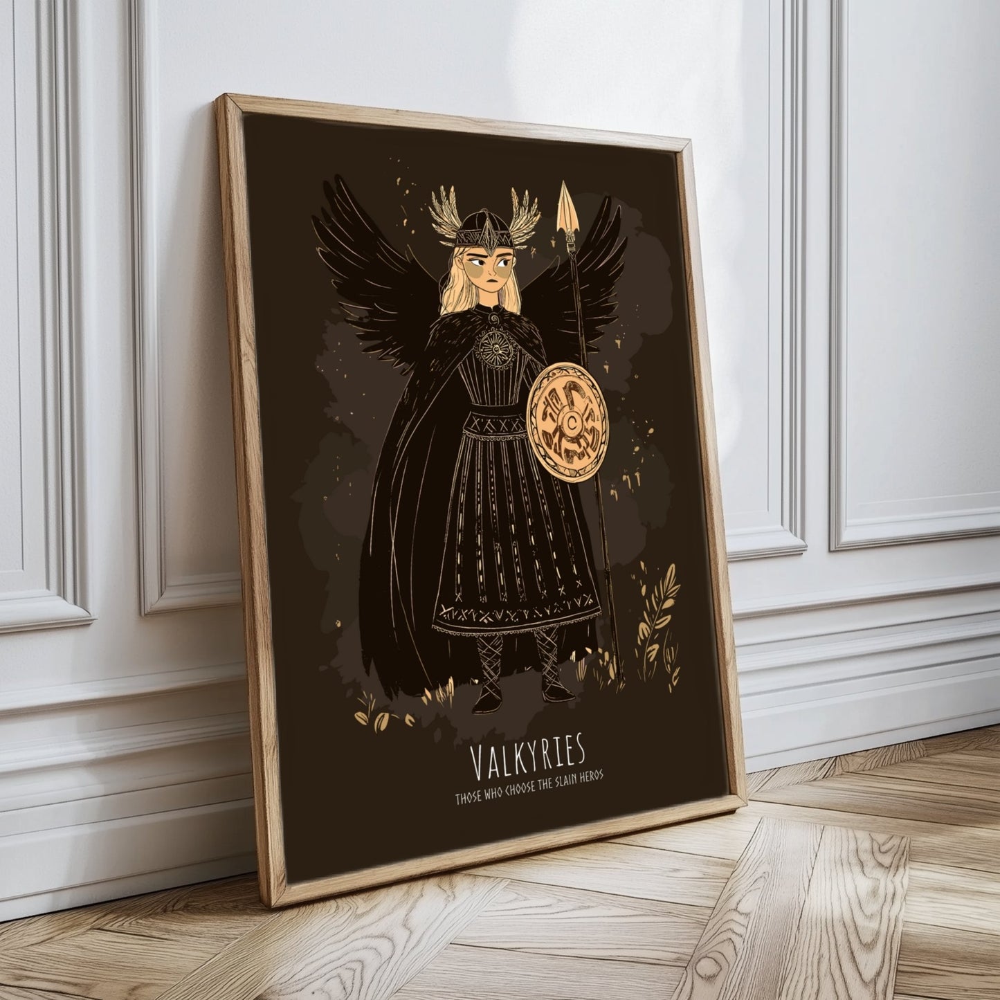 Valkyries Norse Mythology Poster - Ancient Nordic Art