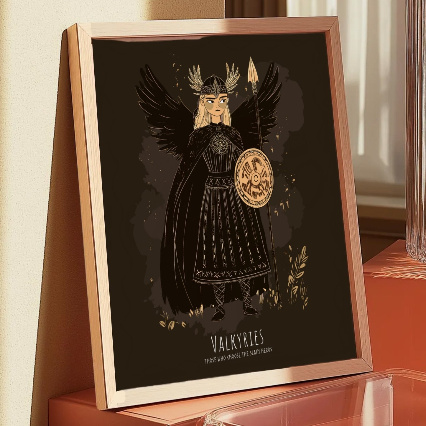 Valkyries Norse Mythology Poster - Ancient Nordic Art