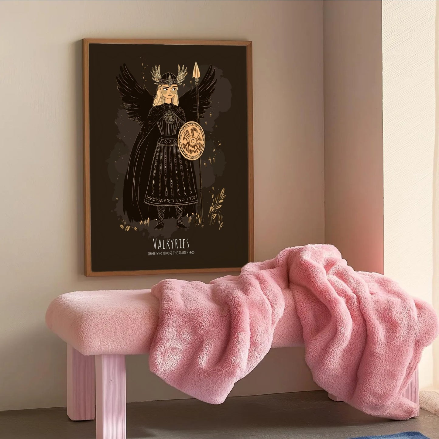 Valkyries Norse Mythology Poster - Ancient Nordic Art