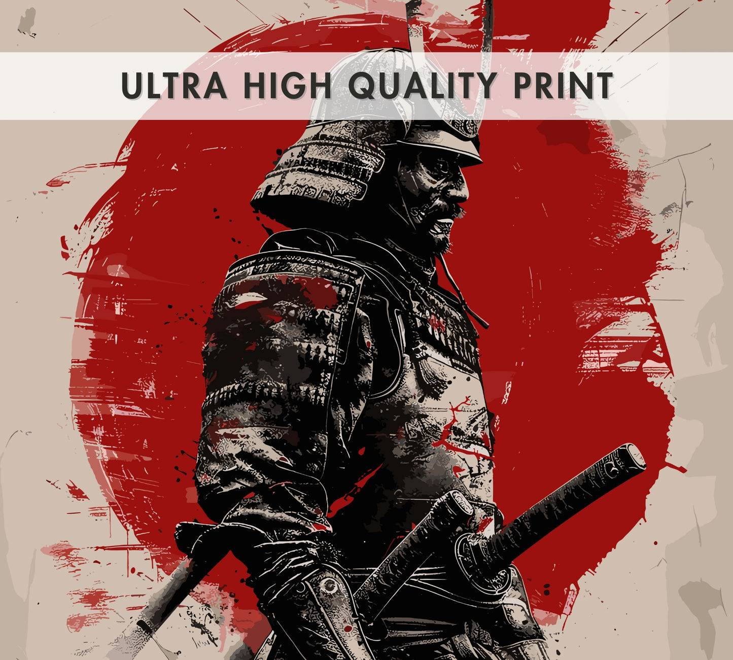 Bushido Code - Samurai Warrior Poster