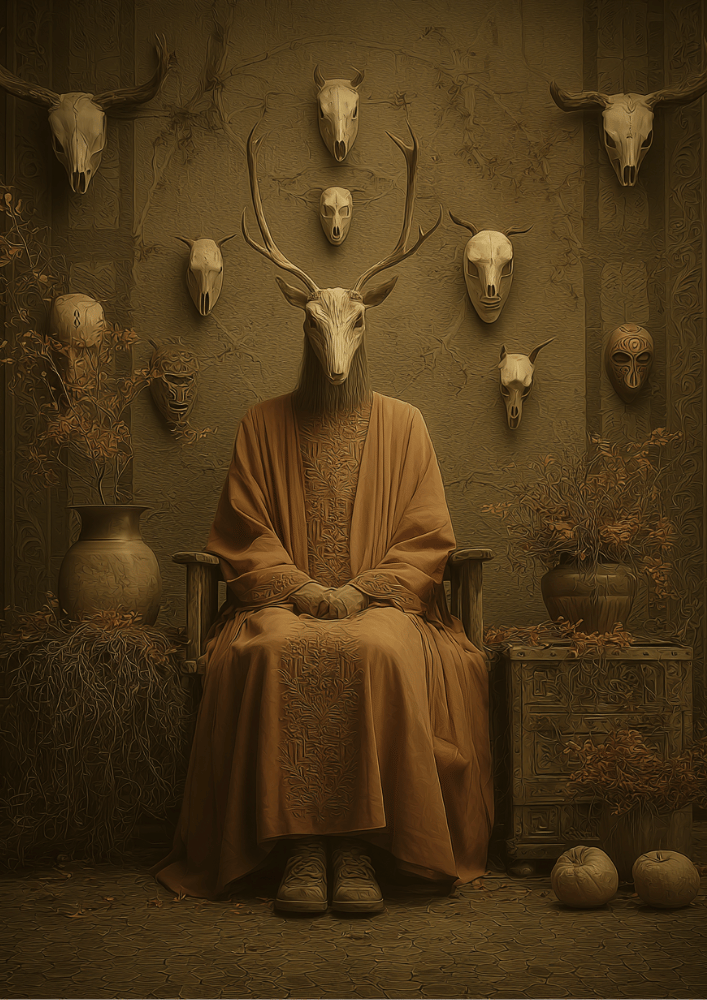 The Goat Matriarchs – Gothic Mourning Goat Art