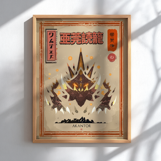Akantor - Monster Hunter Art Print