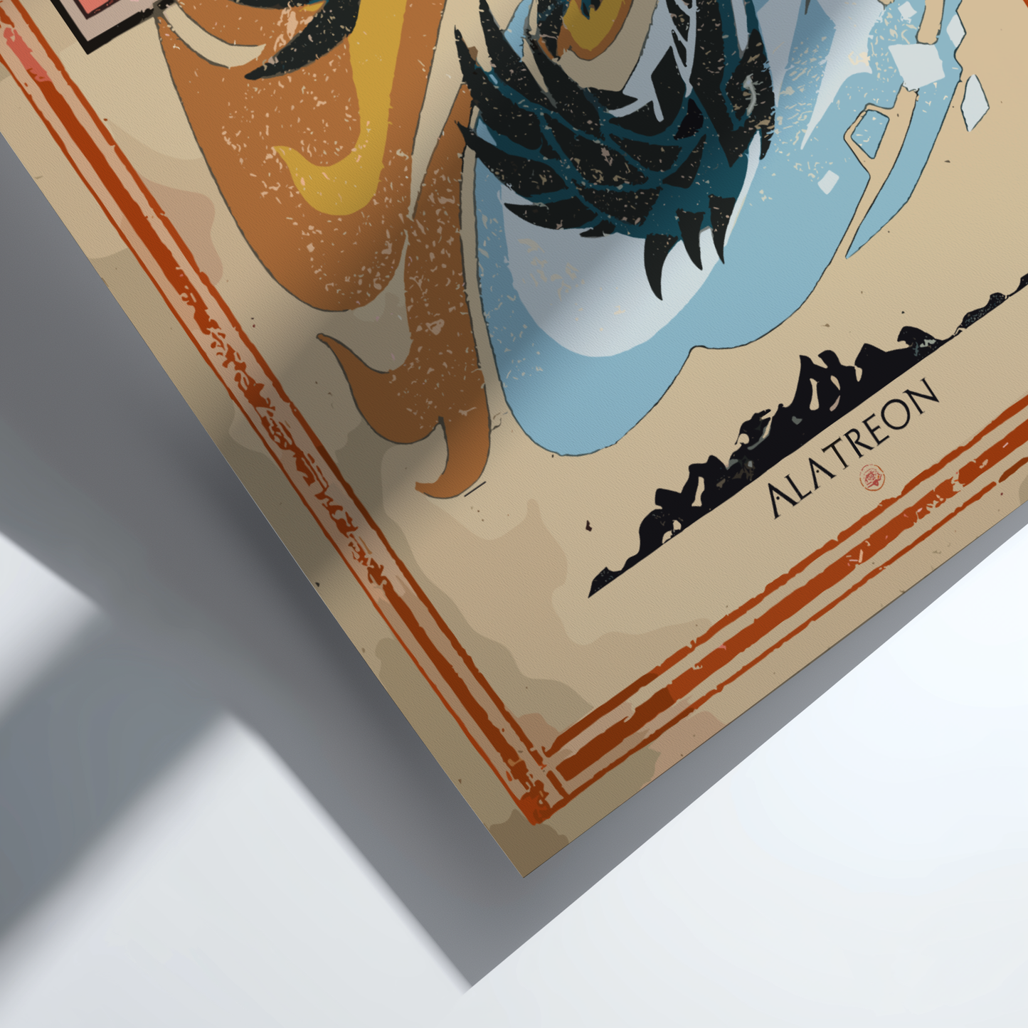 Alatreon - Monster Hunter Wall Art Print