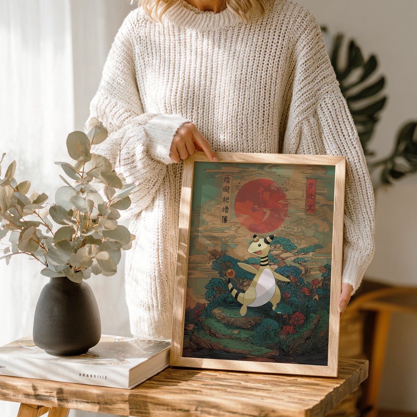 Ampharos Pokemon Poster