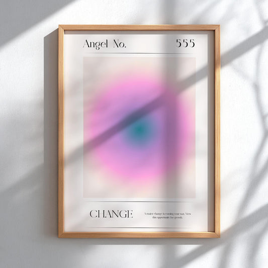 Angel no. 555 - Change - Aura Art Print
