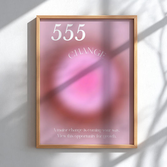 The Catalyst Shift - Angel no. 555 - Change - Aura Art Print