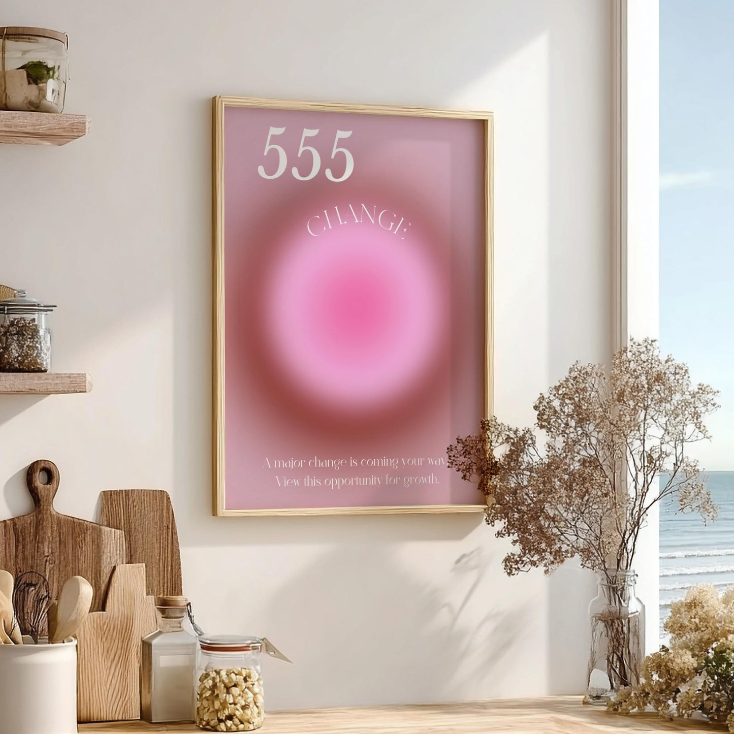 The Catalyst Shift - Angel no. 555 - Change - Aura Art Print