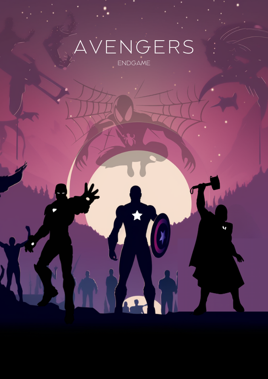 Affiche Avengers : Endgame – Décoration murale de super-héros Marvel
