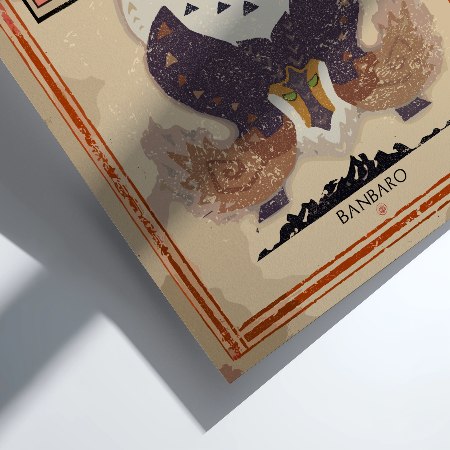 Banbaro - Monster Hunter Wall Art Print