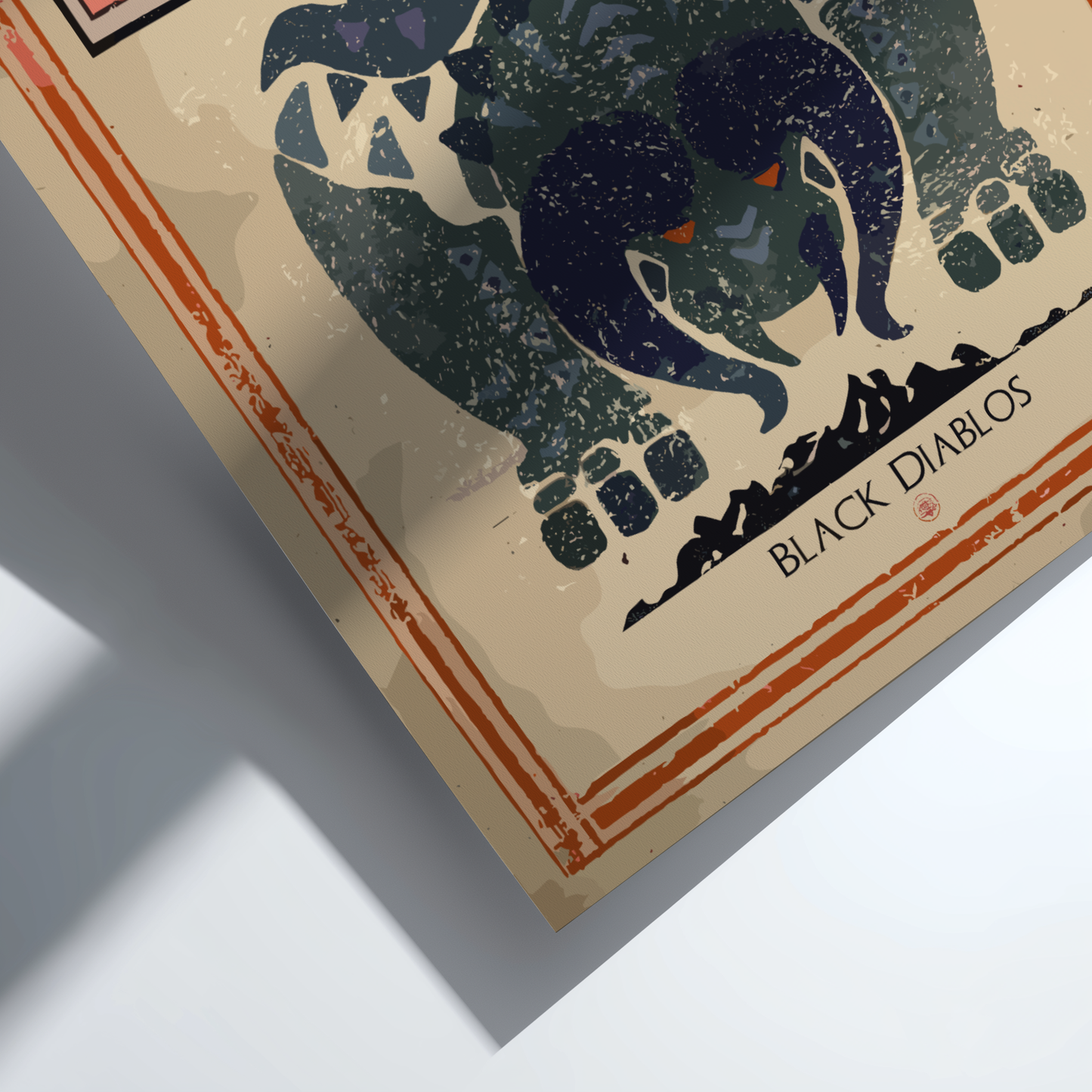 Black Diablos - Monster Hunter Wall Art Print