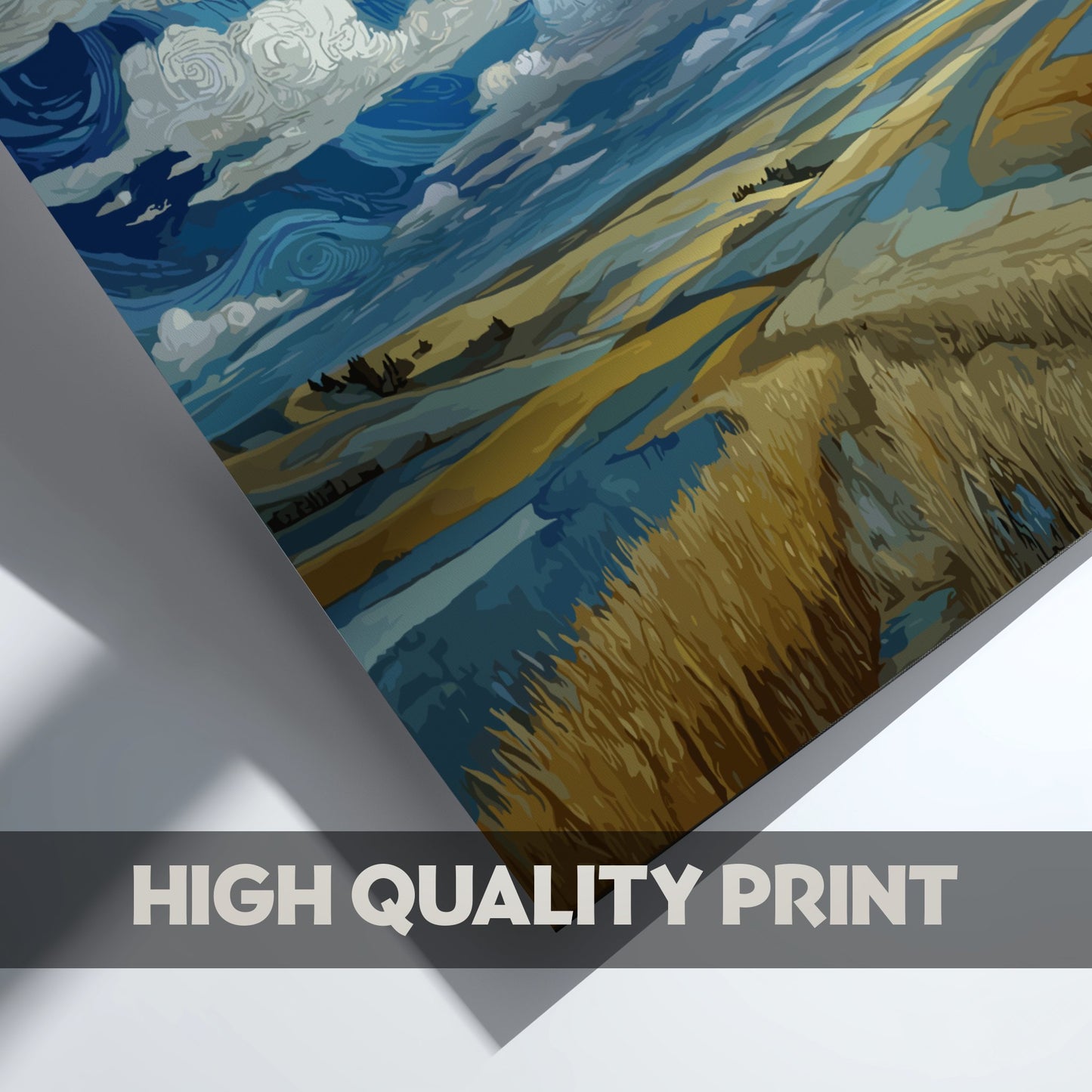 Boundless - Wide Open Plain and Vast Sky Landscape Wall Art