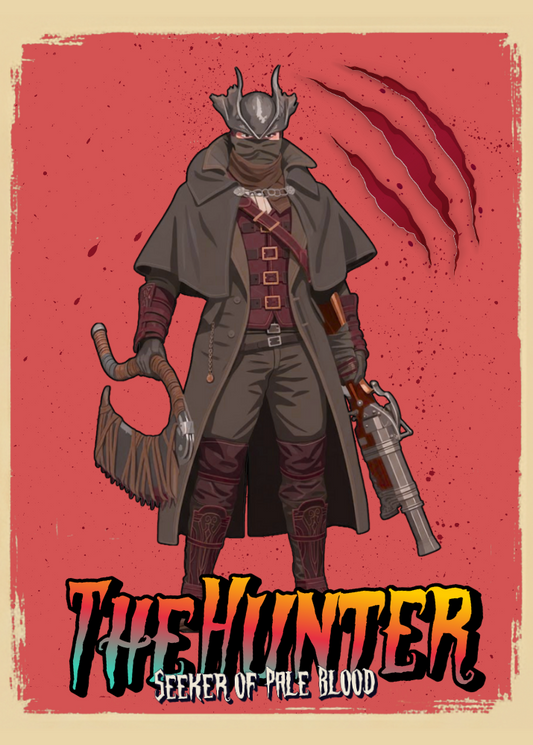 The Hunter from Bloodborne Poster