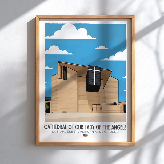 Cathedral of Our Lady of the Angels Art - The Contemporary Masterpiece Wall Print