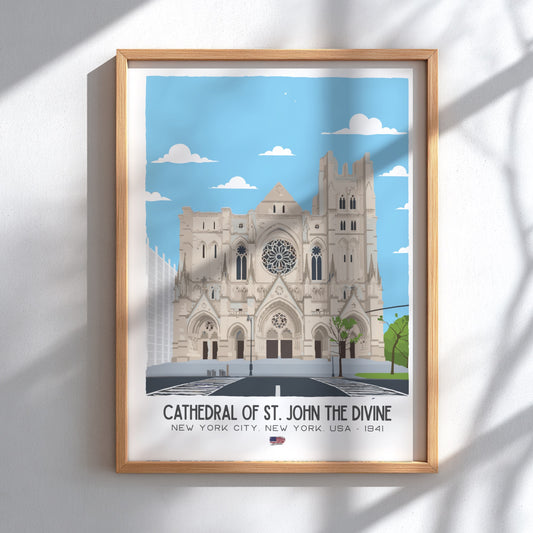 Cathedral of St. John the Divine Art - The Gothic Giant Wall Print