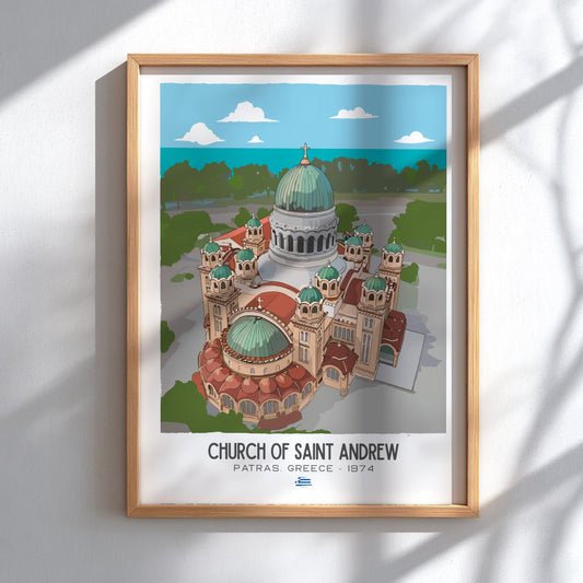 Church of Saint Andrew Art - The Byzantine Splendor Wall Print