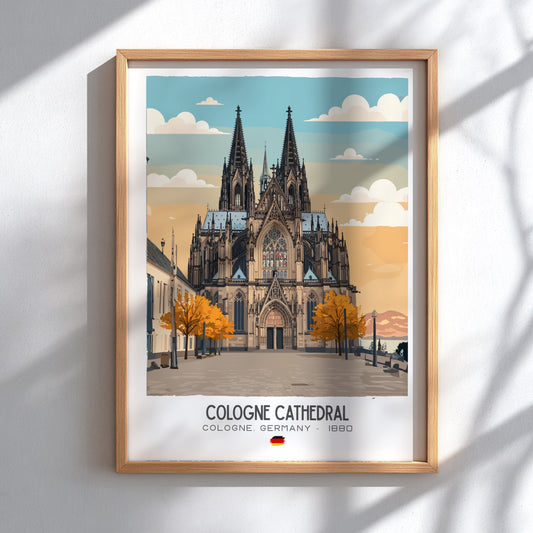 Cologne Cathedral Art - The Gothic Spire Masterpiece Wall Print
