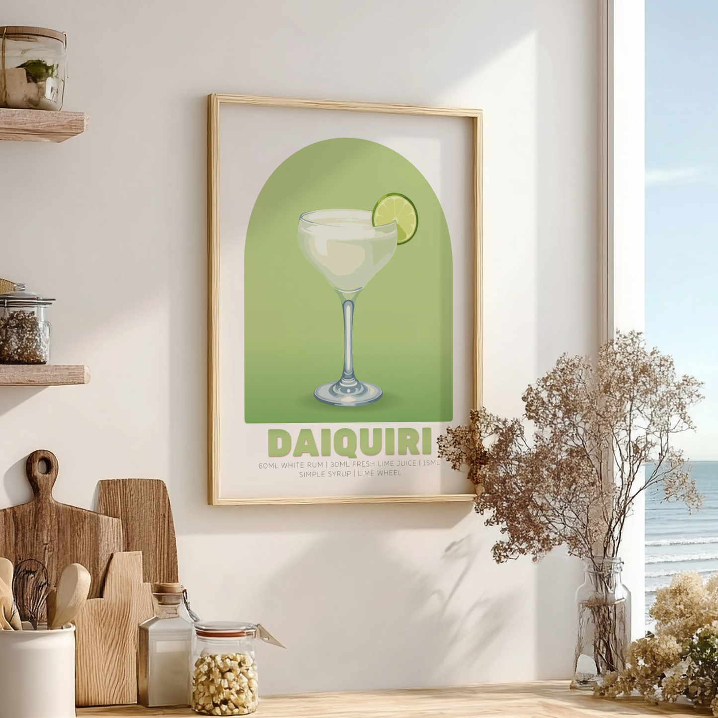 Daiquiri Cocktail Poster - Drinks Wall Art