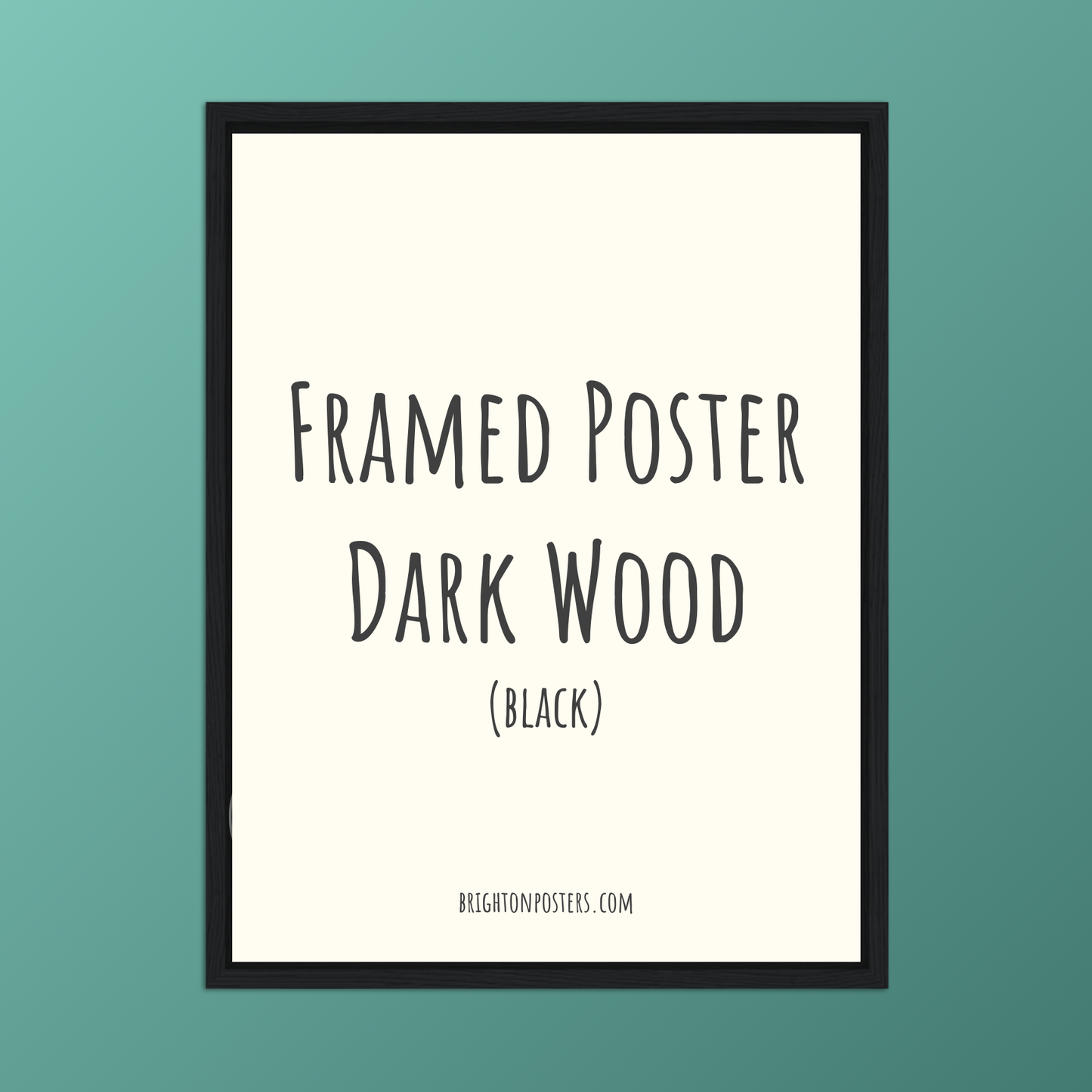 Dark Wood Frame