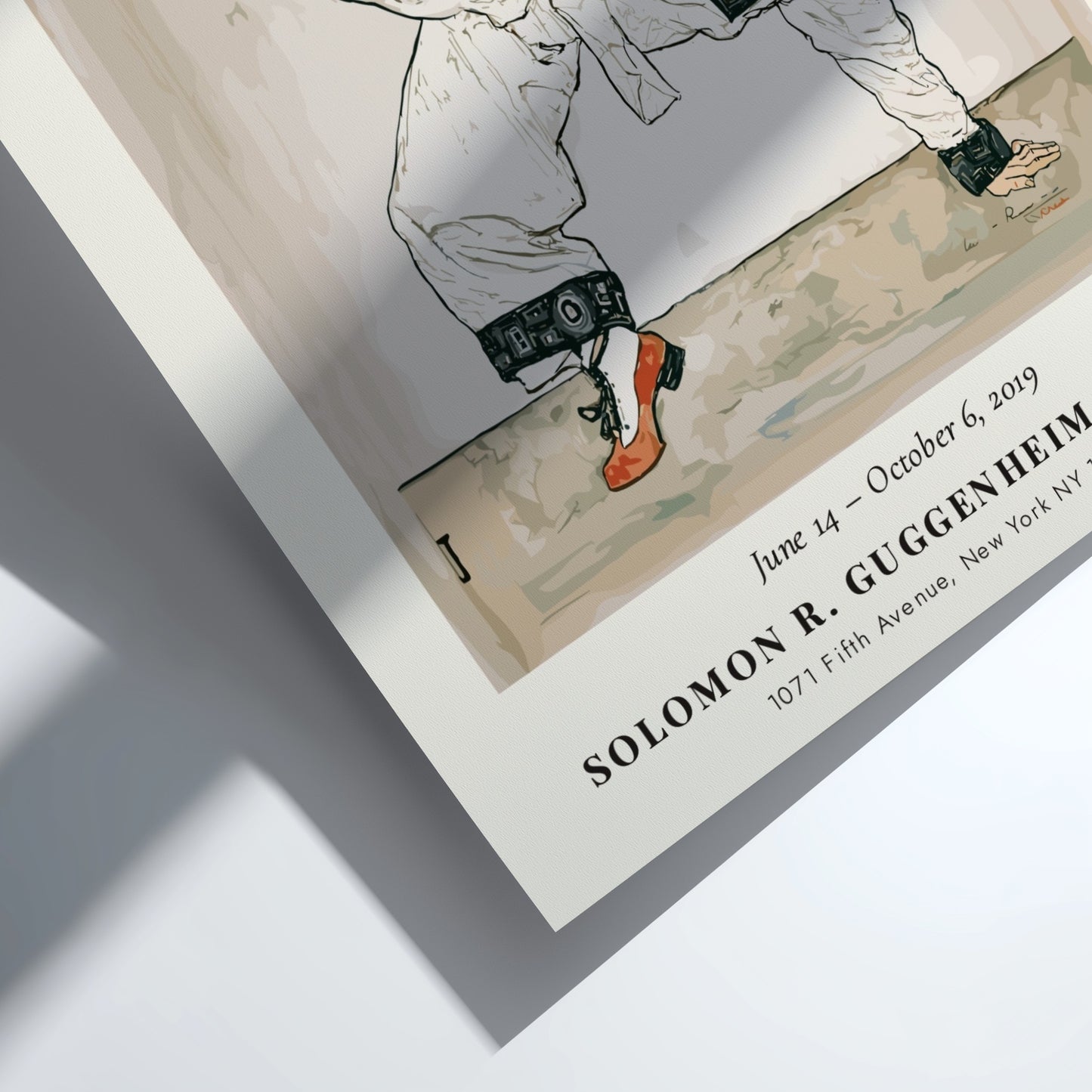 Egon Schiele poster featuring Der Tänzer in expressionist style with dynamic colors and bold lines