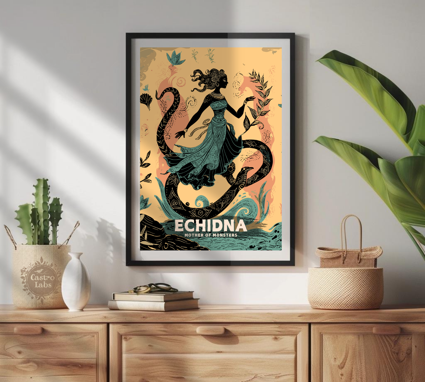 Echidna Greek Mythology Poster