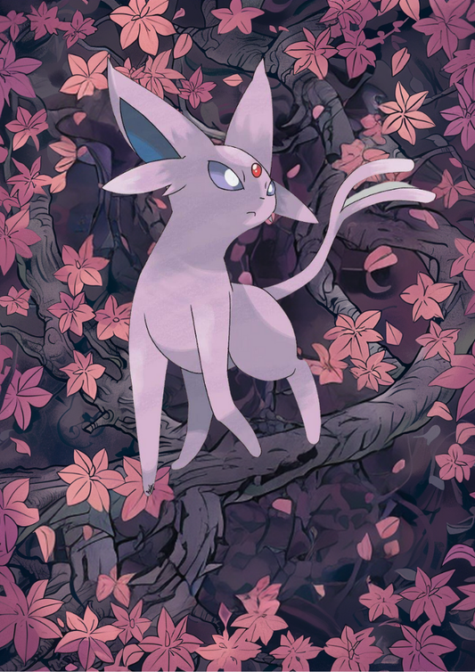 Affiche Mentali – Décoration murale Pokémon japonaise