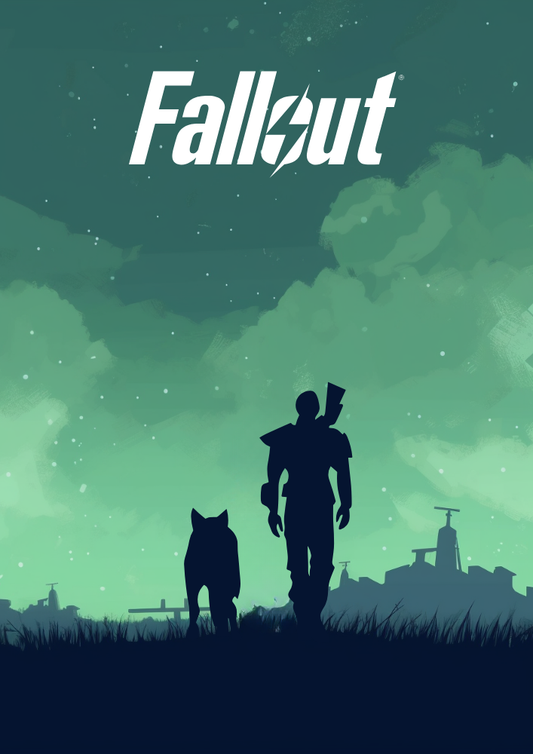 Affiche Fallout pour joueurs – Décoration murale haut de gamme pour salle de jeux