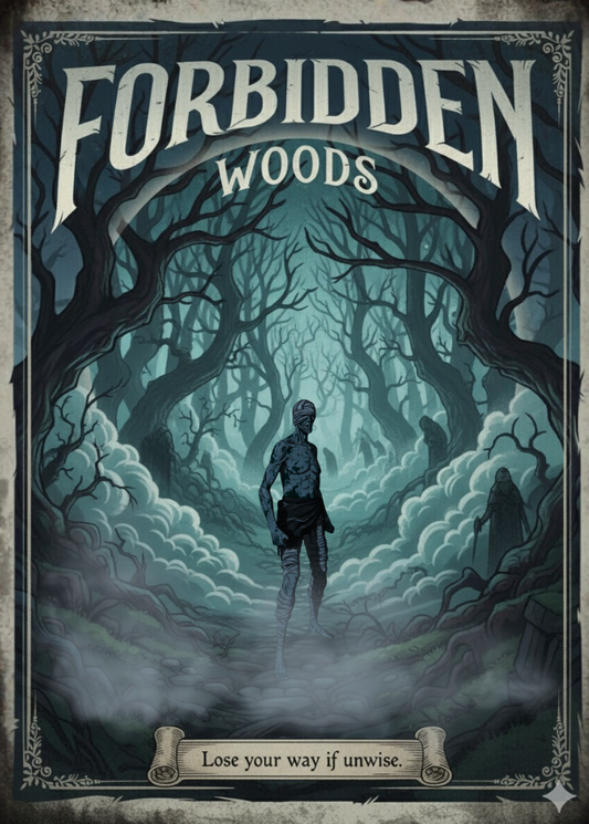Artistic depiction of Forbidden Woods from Bloodborne.