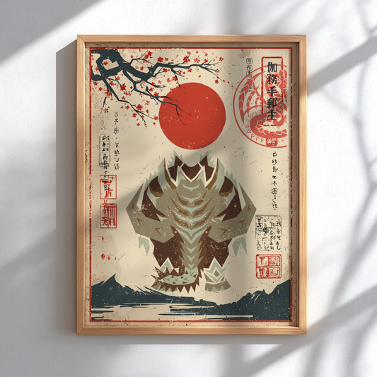 Gammuthus Poster - Monster Hunter Wall Art Print