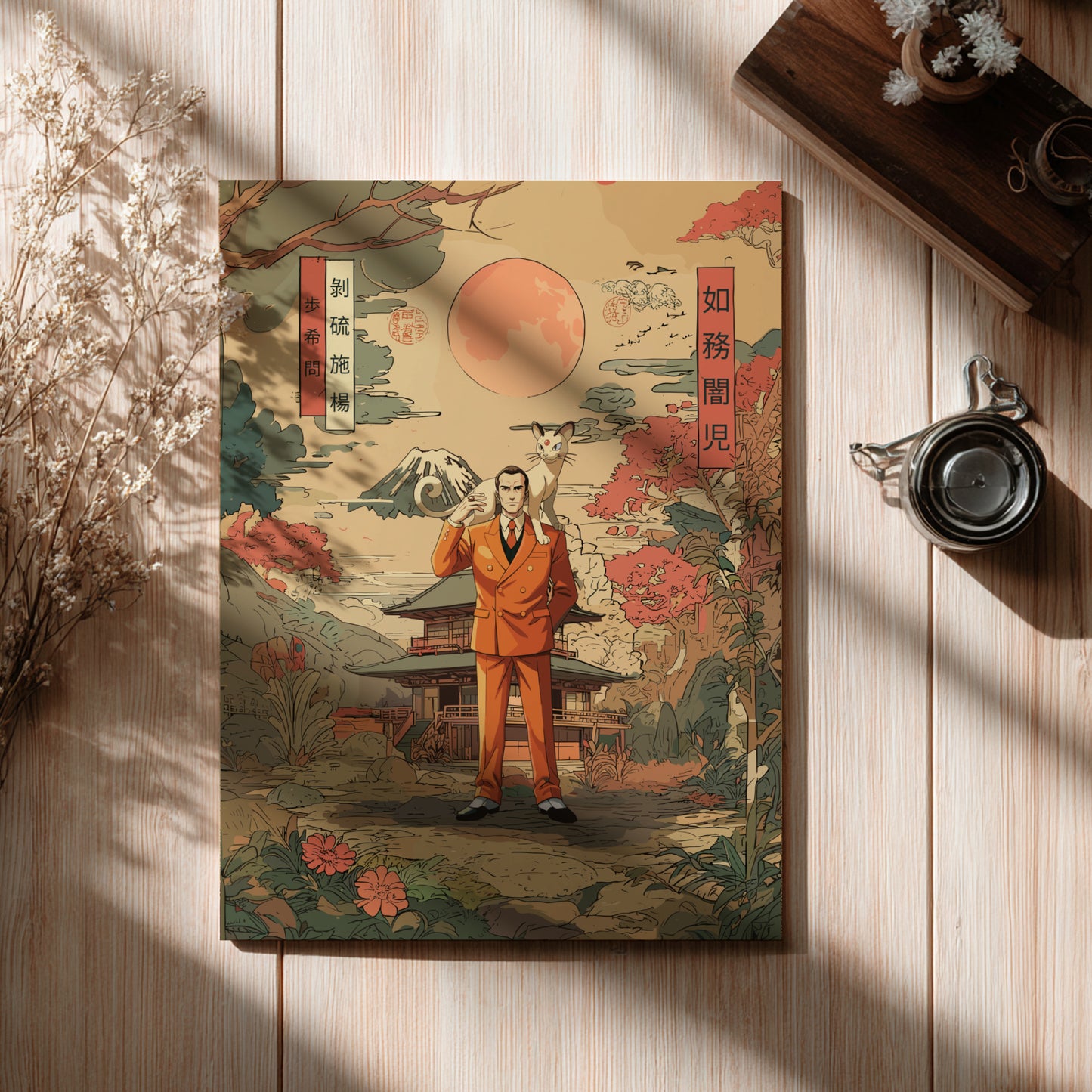 Giovanni and Persian Pokemon Poster