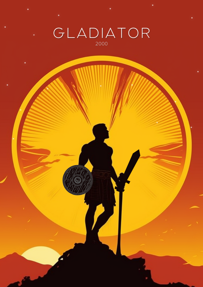 Gladiator Poster – Epic Historical Movie Wall Art Featuring Maximus