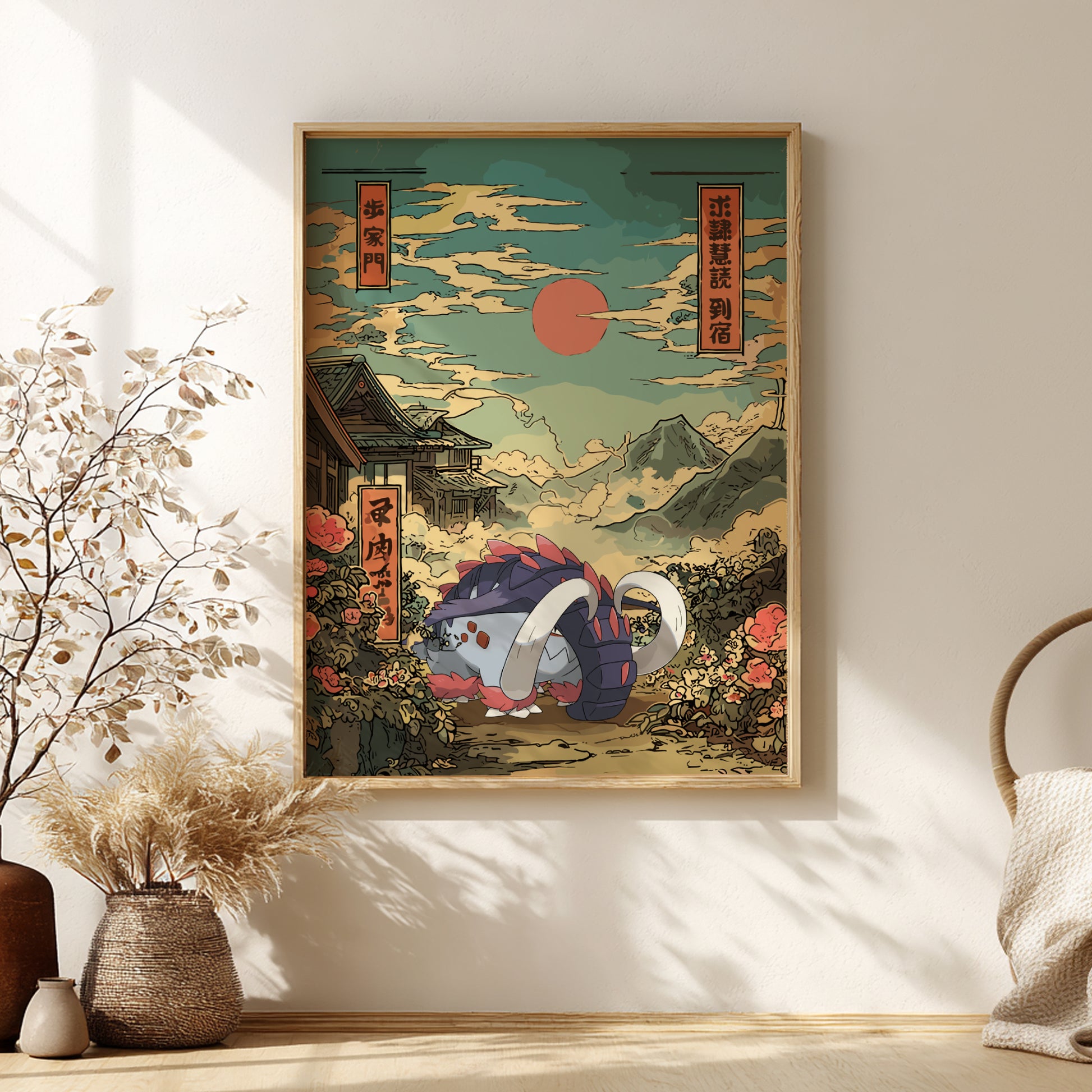 Great Tusk Pokemon Poster