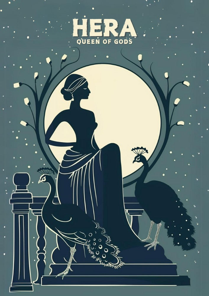 Hera Greek Goddess Art - Queen of Gods Poster