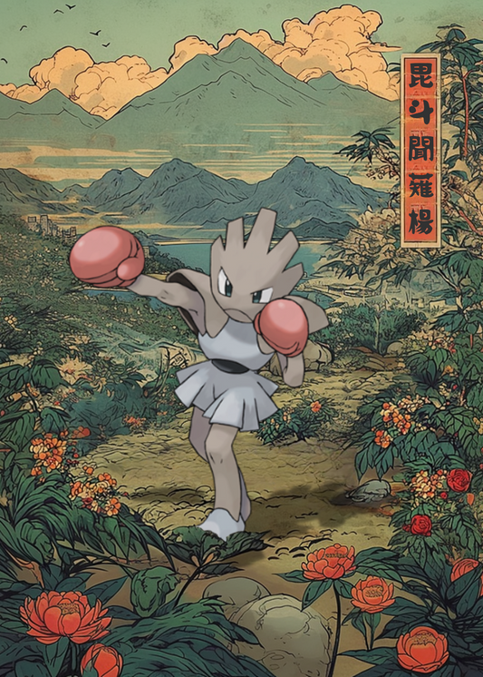Hitmonchan Pokemon Poster