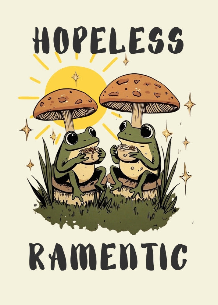 Hopeless Ramentic Print - Ramen Lovers Poster