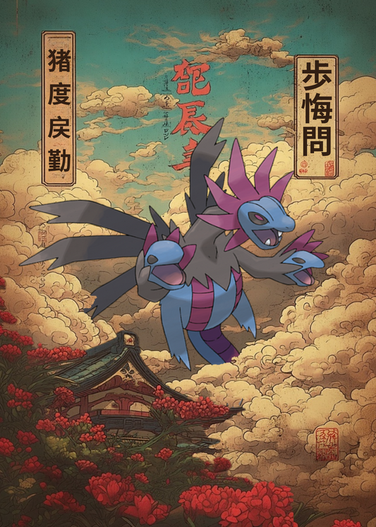 Hydreigon Pokemon Poster