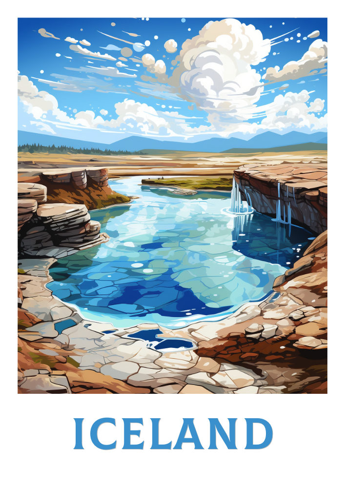 Iceland Travel Wall Decor - Iceland Landscape