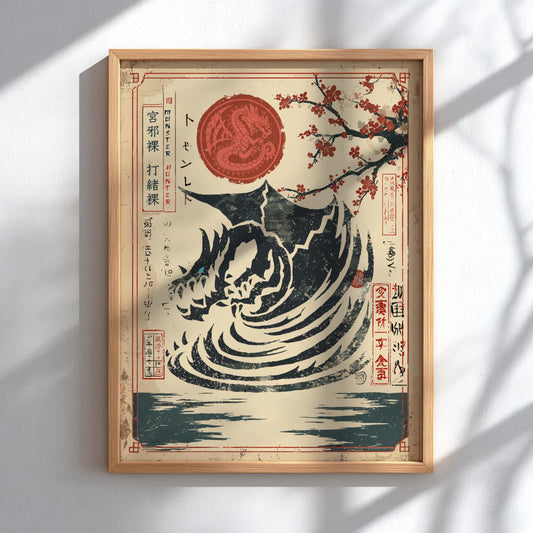 Kushala Daora Poster - Monster Hunter Wall Art Print