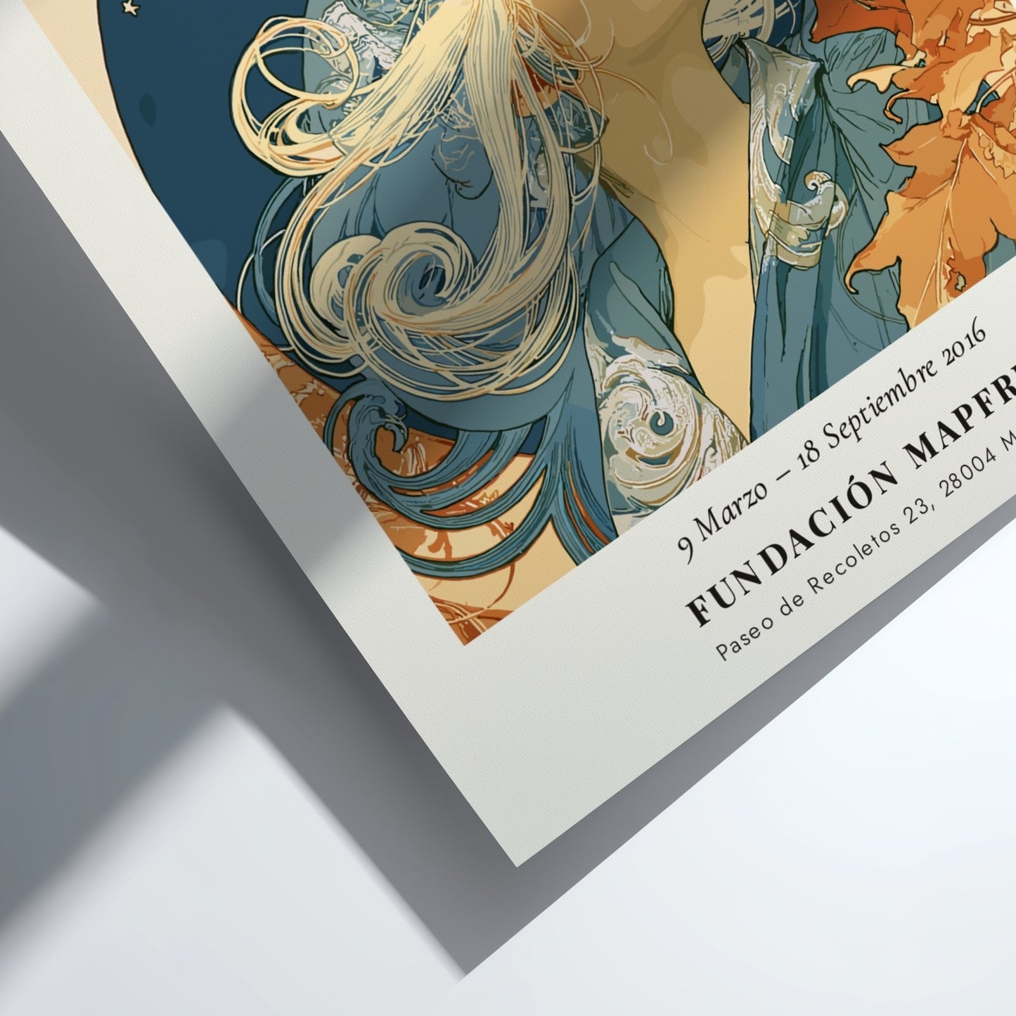 La Femme aux Étoiles Poster - Alphonse Mucha Art