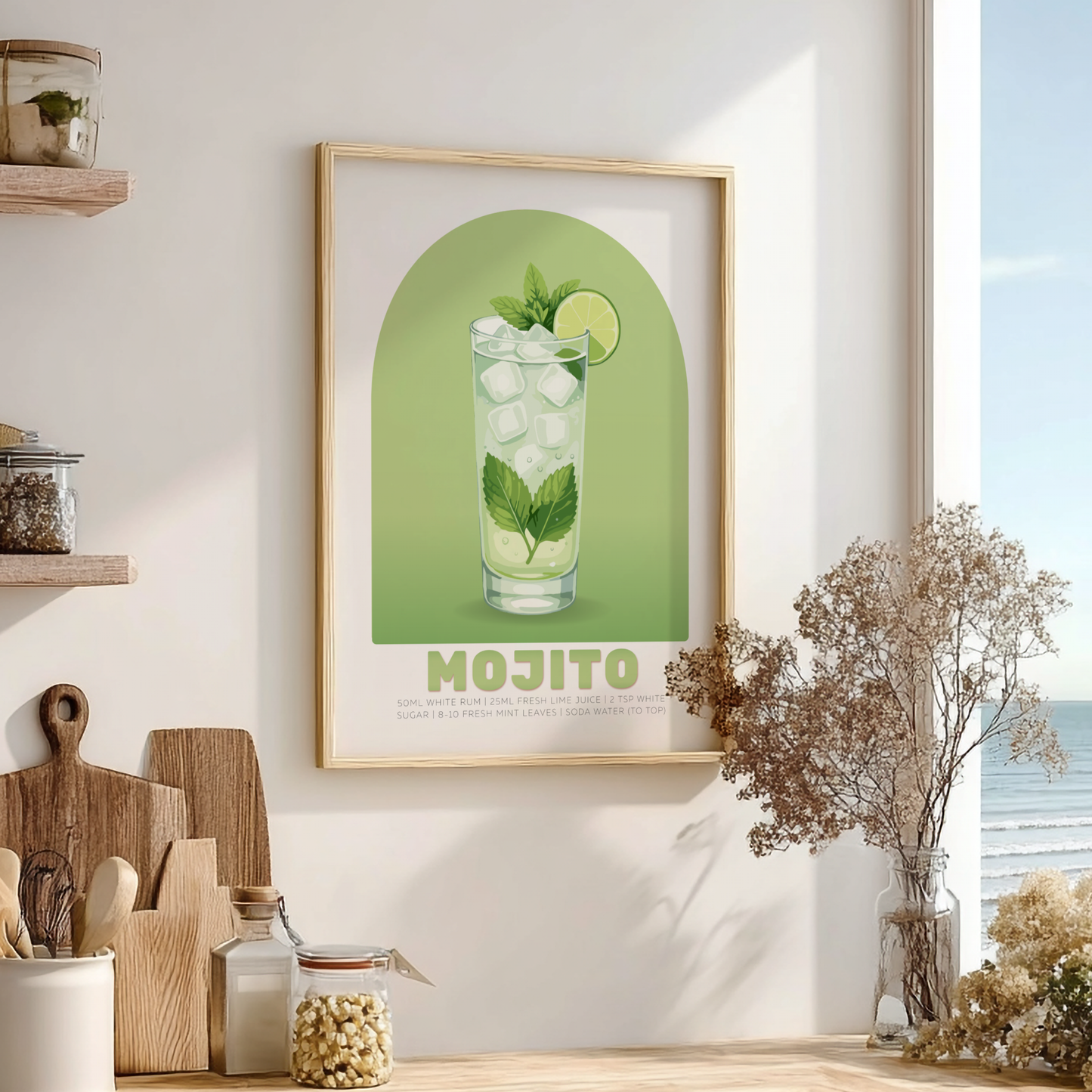 Mojito Cocktail Poster - Drinks Wall Art