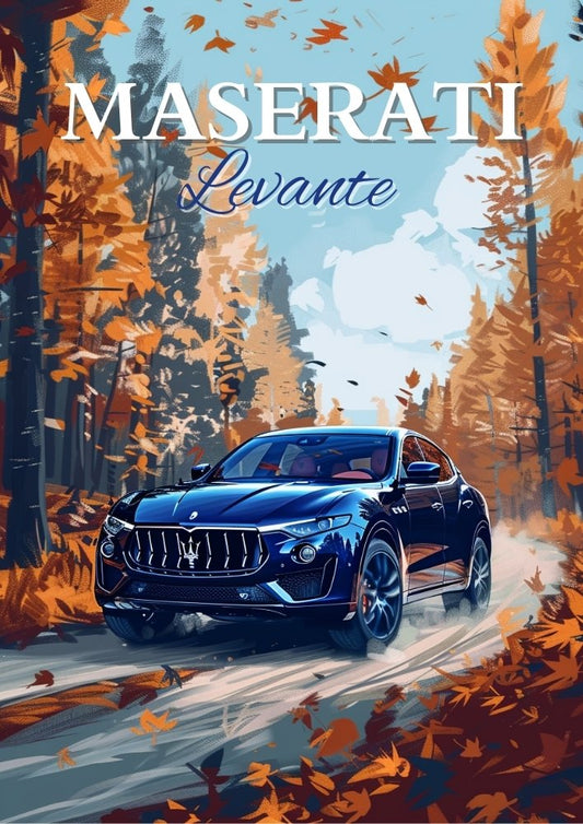 Impression Maserati Levante – Décoration murale SUV de luxe italien